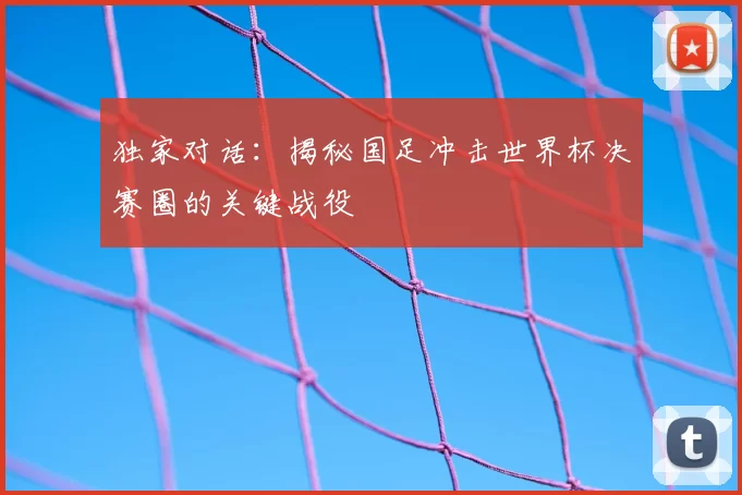 独家对话：揭秘国足冲击世界杯决赛圈的关键战役