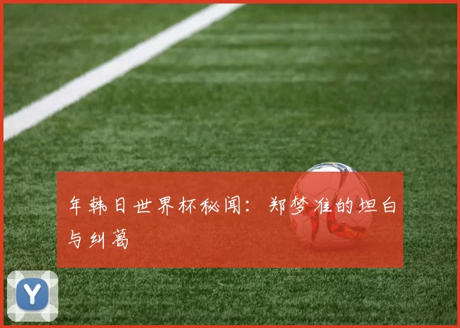 年韩日世界杯秘闻：郑梦准的坦白与纠葛